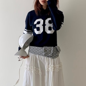 38 print long sleeve t-shirt J00051