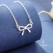 スウィートリボンネックレス