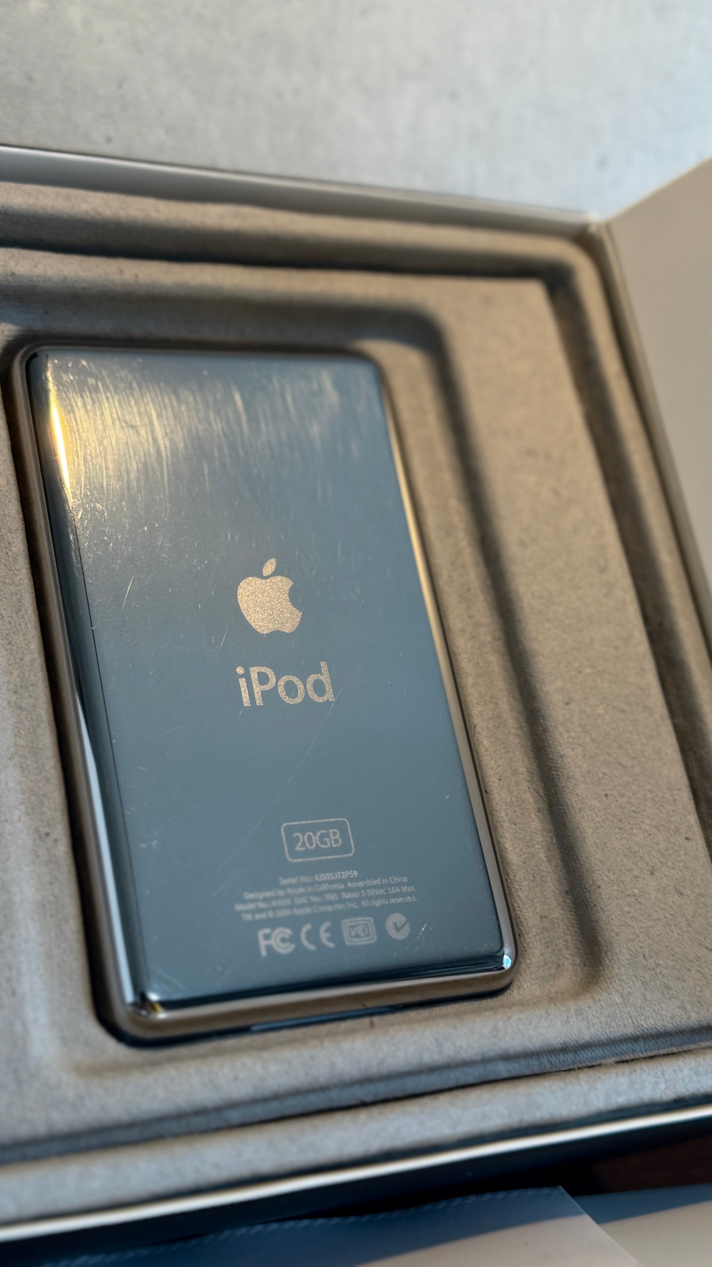 Apple 第4世代 iPod 20GB A1059｜箱付き｜新品バッテリー交換済み