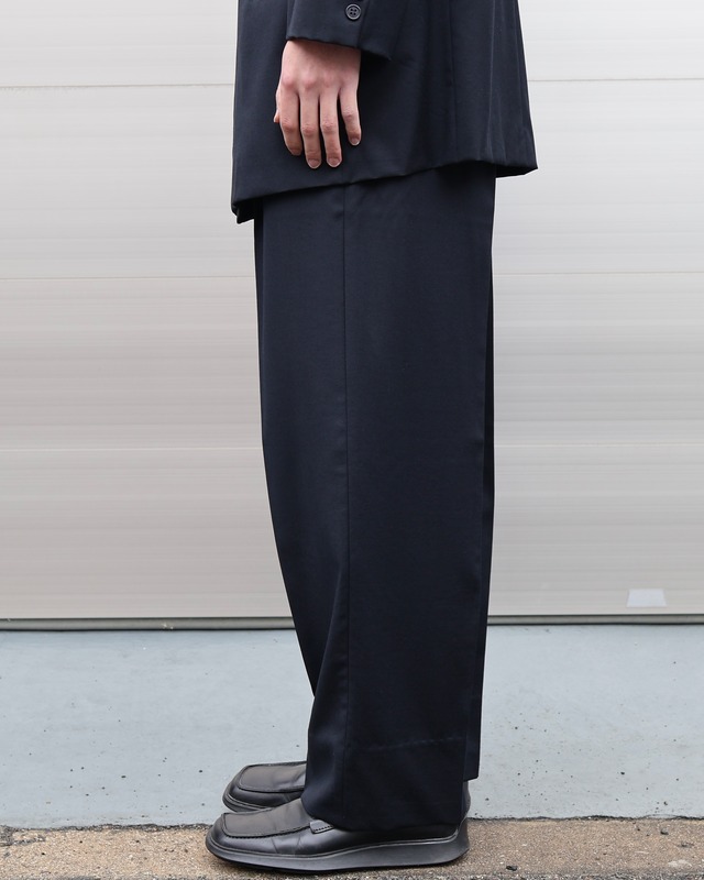 【GIORGIO ARMANI】2-pleat wide slacks <set-up>
