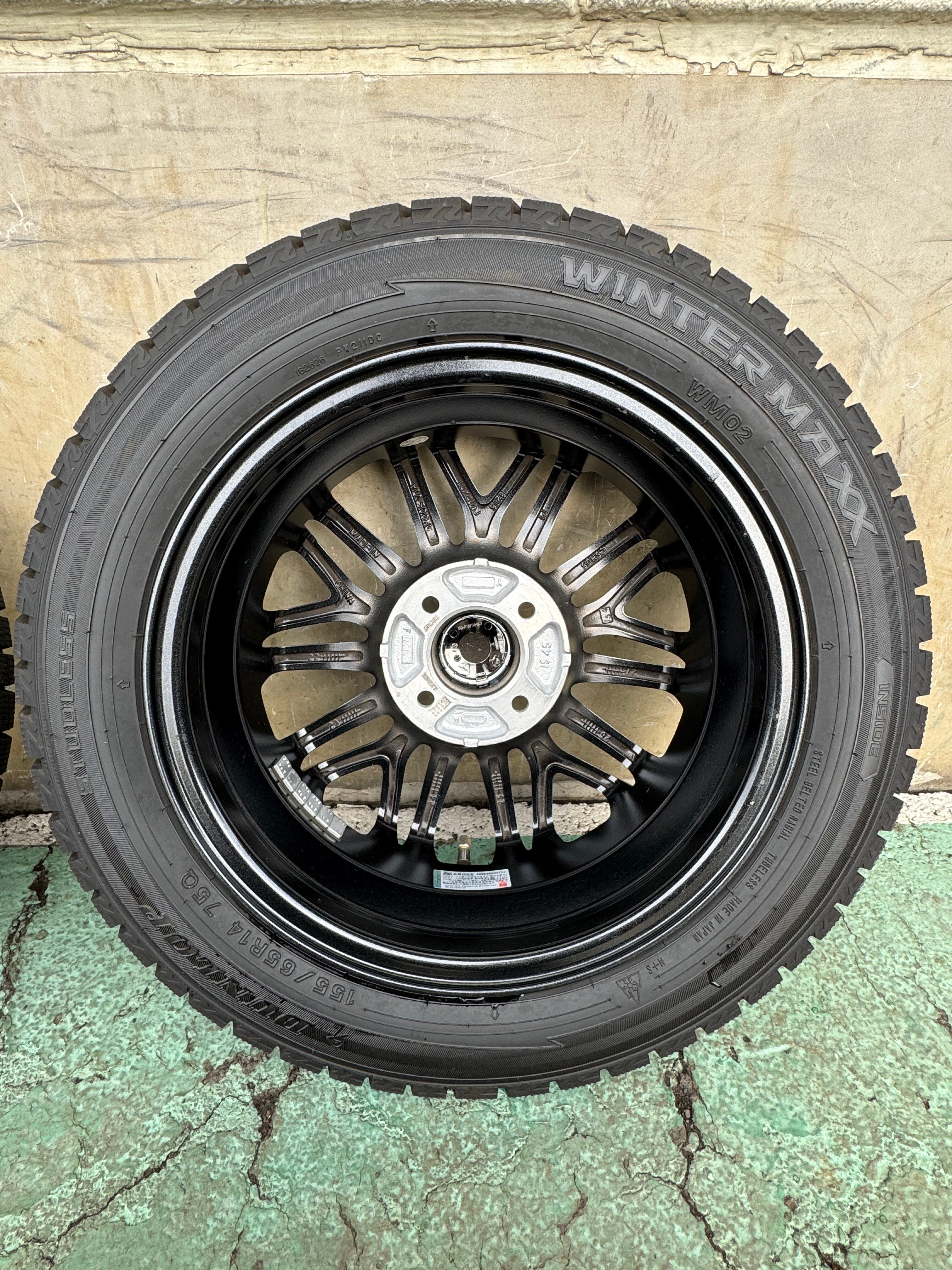 155/65R14 DUNLOP WINTER MAXX ダンロップ ウインターマックス 4本