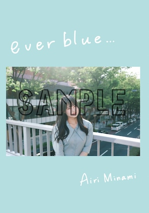 未波あいり生誕記念ZINE「ever blue...」(サイン入り)