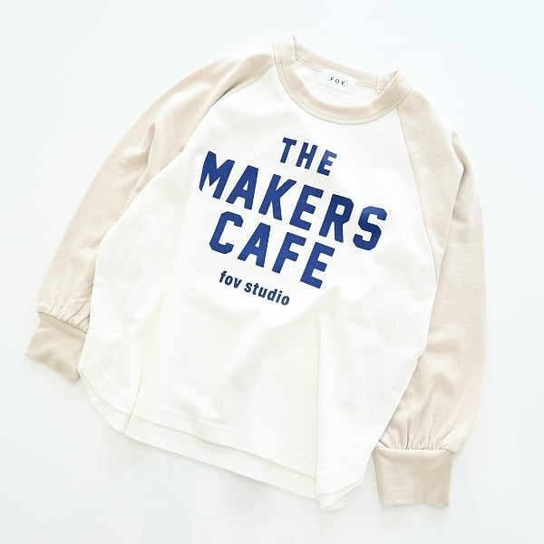 FOV(フォブ) / MAKERS L/S Tシャツ / エクリュ / 90-160cm