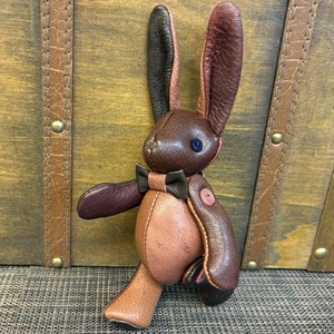 【ジビエレザー鹿革】ベルラビ★マイスターの手作り「ベルズラビット」カラフルブラウン×ワイン系　写真の1点販売です
