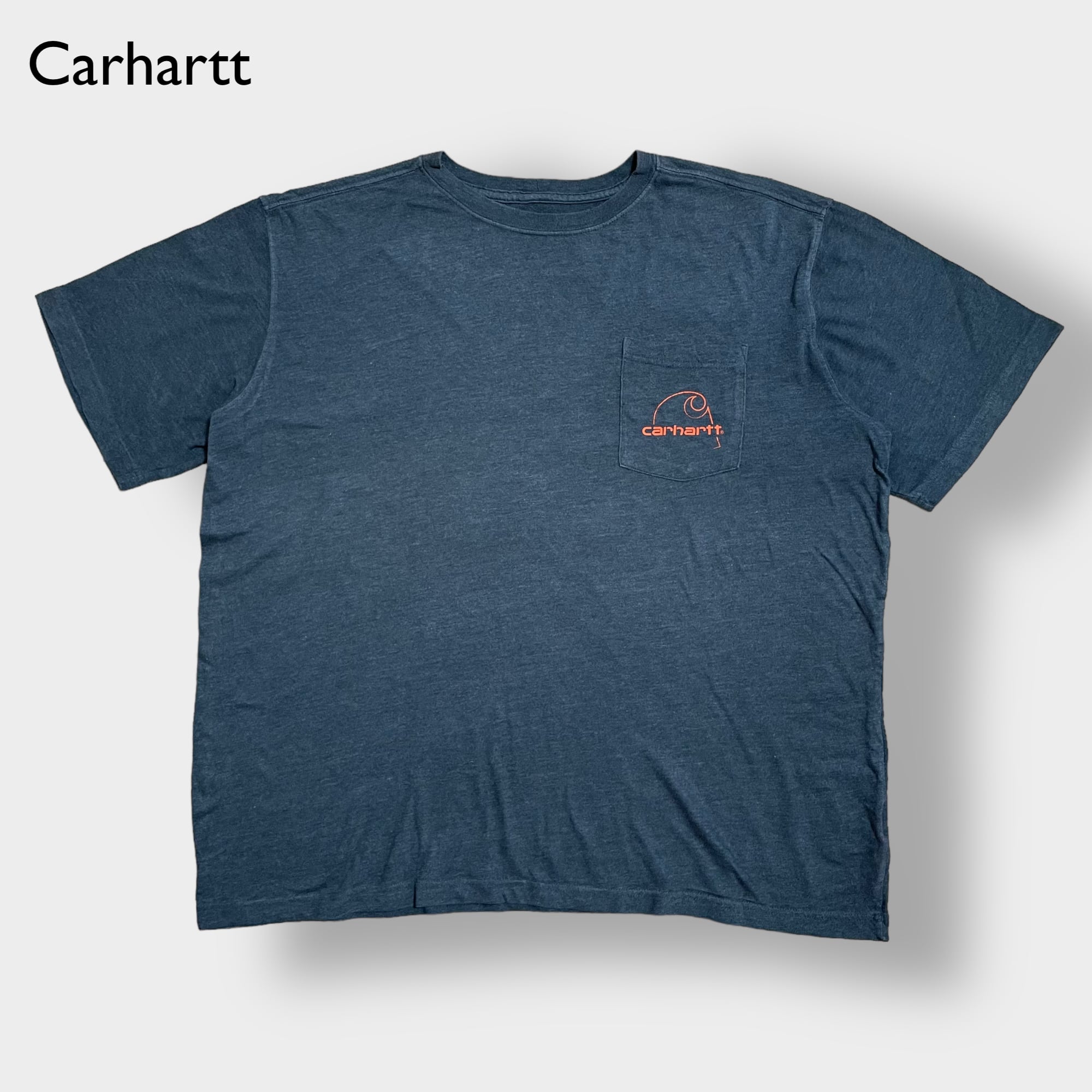 Carhartt】2XL ビッグシルエット ワンポイント バックプリント