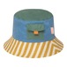 T2309B-2-Colour Block Bucket Hat 7-10 Years-BLUE