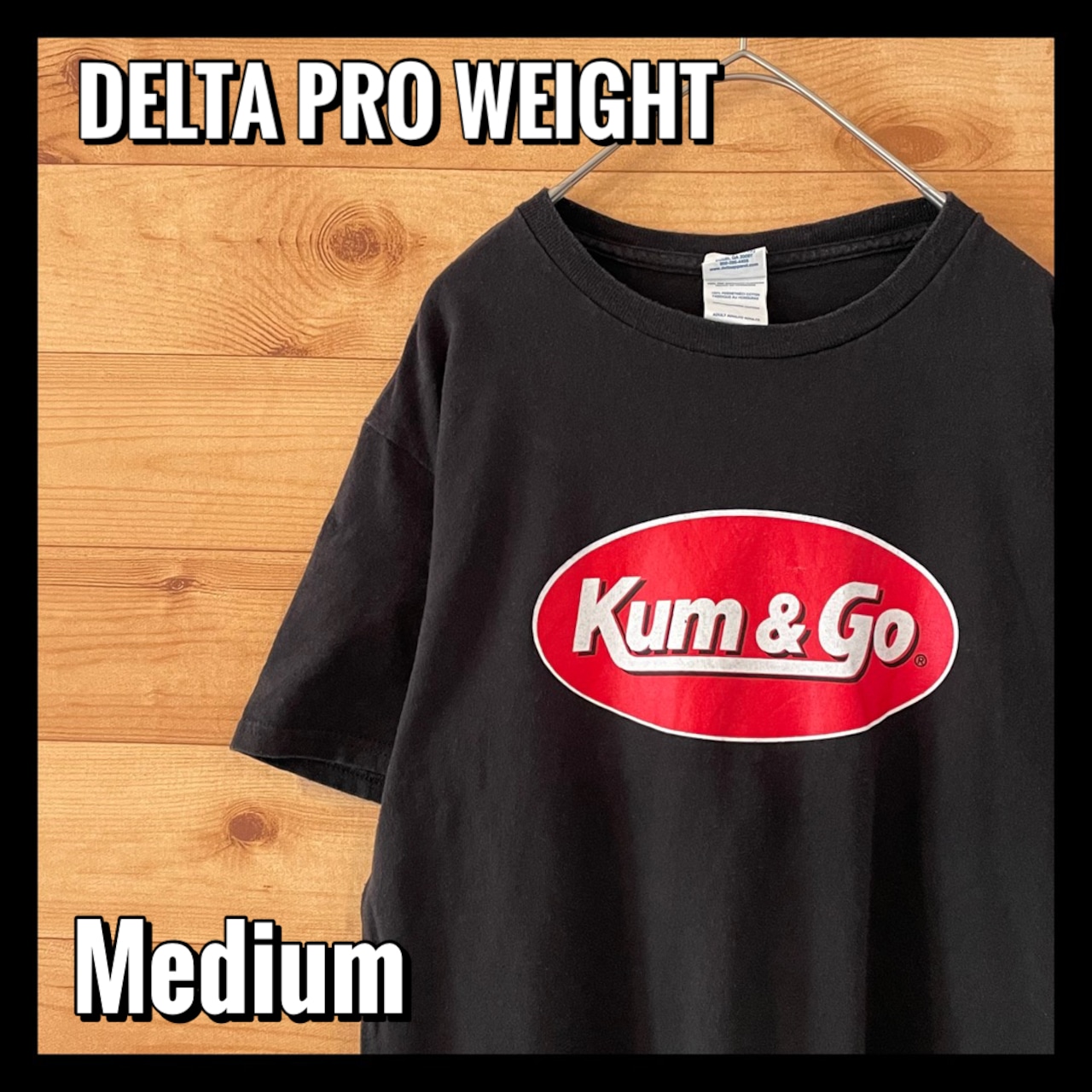 【DELTA PRO WEIGHT】 アドバタイジングTシャツ 店舗 企業ロゴ