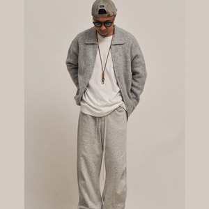 クラシックZIPカラーシャギーニット A2011