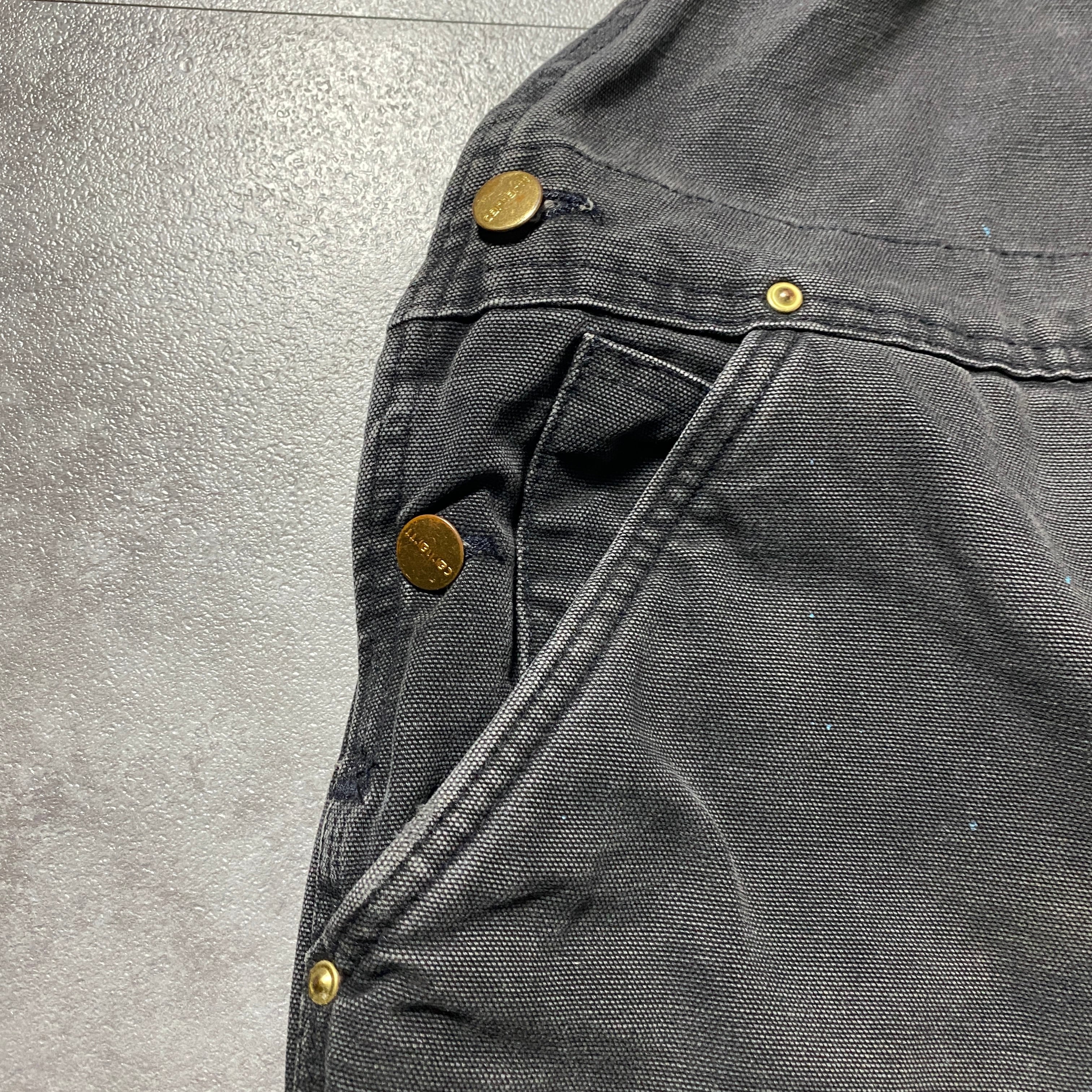 50×30】【USA製】00's carhartt カーハート ボタンフライ ダブルニー