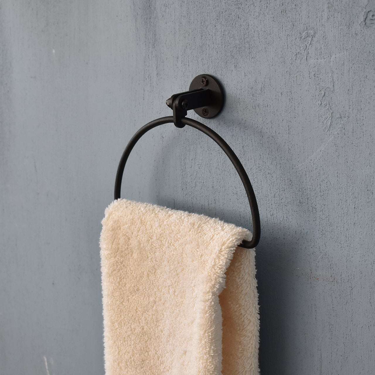 ヨーク リング型タオルハンガー（W-YOR1976）】S塗装 ホワイト