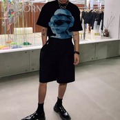 フロントプリントTシャツ A4028