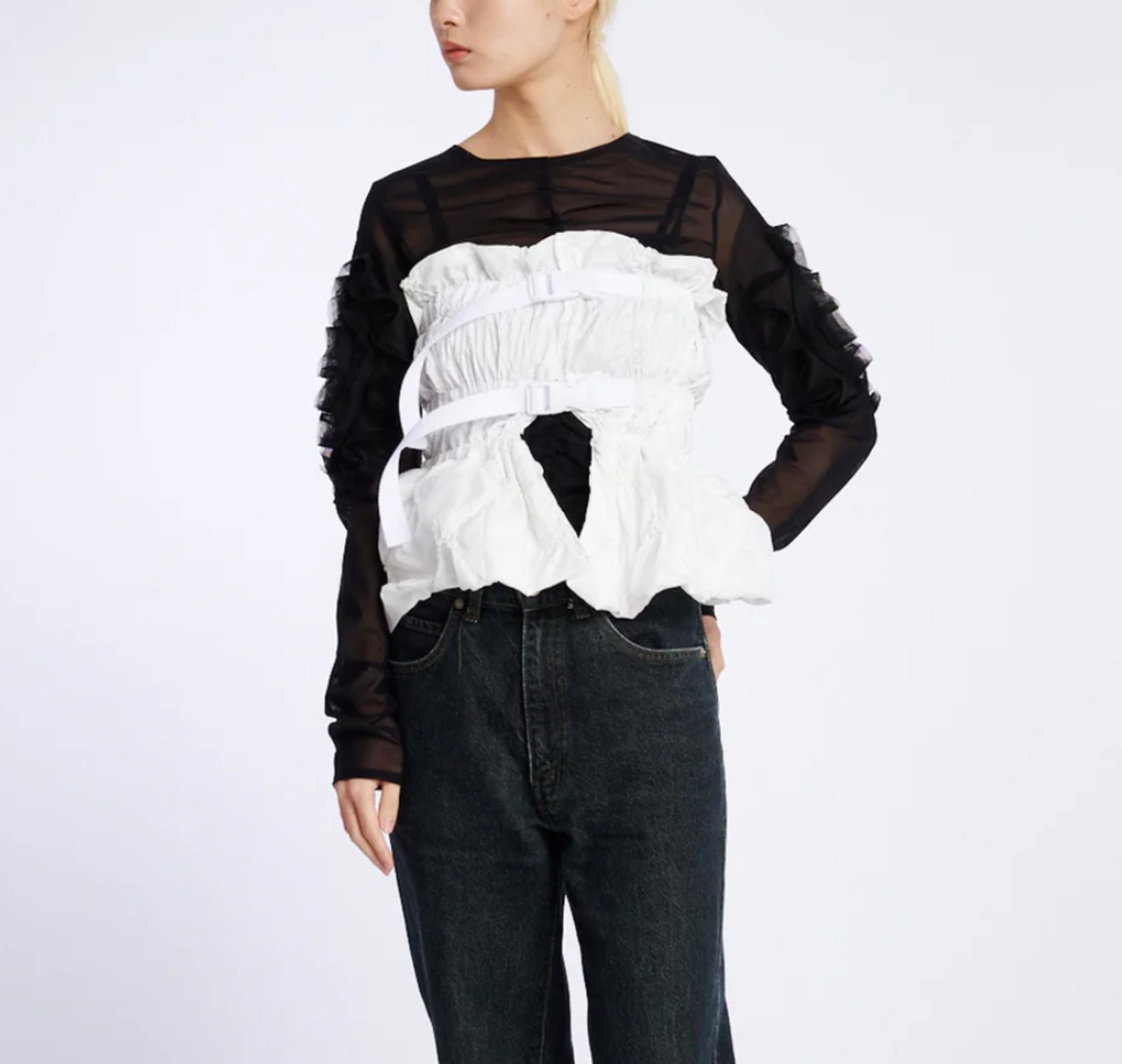 HOUGA discover tops チュールトップス