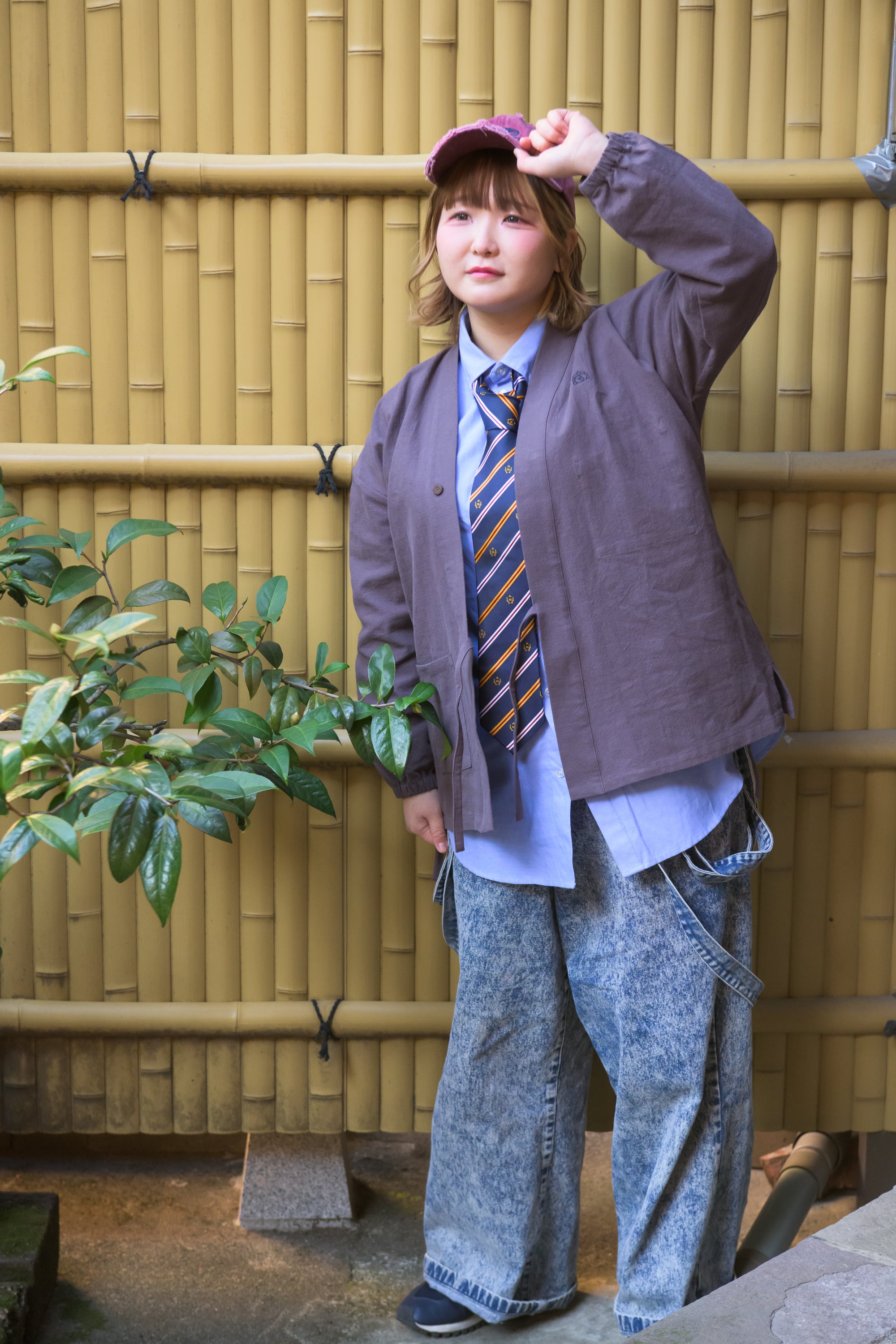 長袖/中厚手】みほとけ作務衣 上下セット【灰茶 /M,L,XL】 | みほとけ