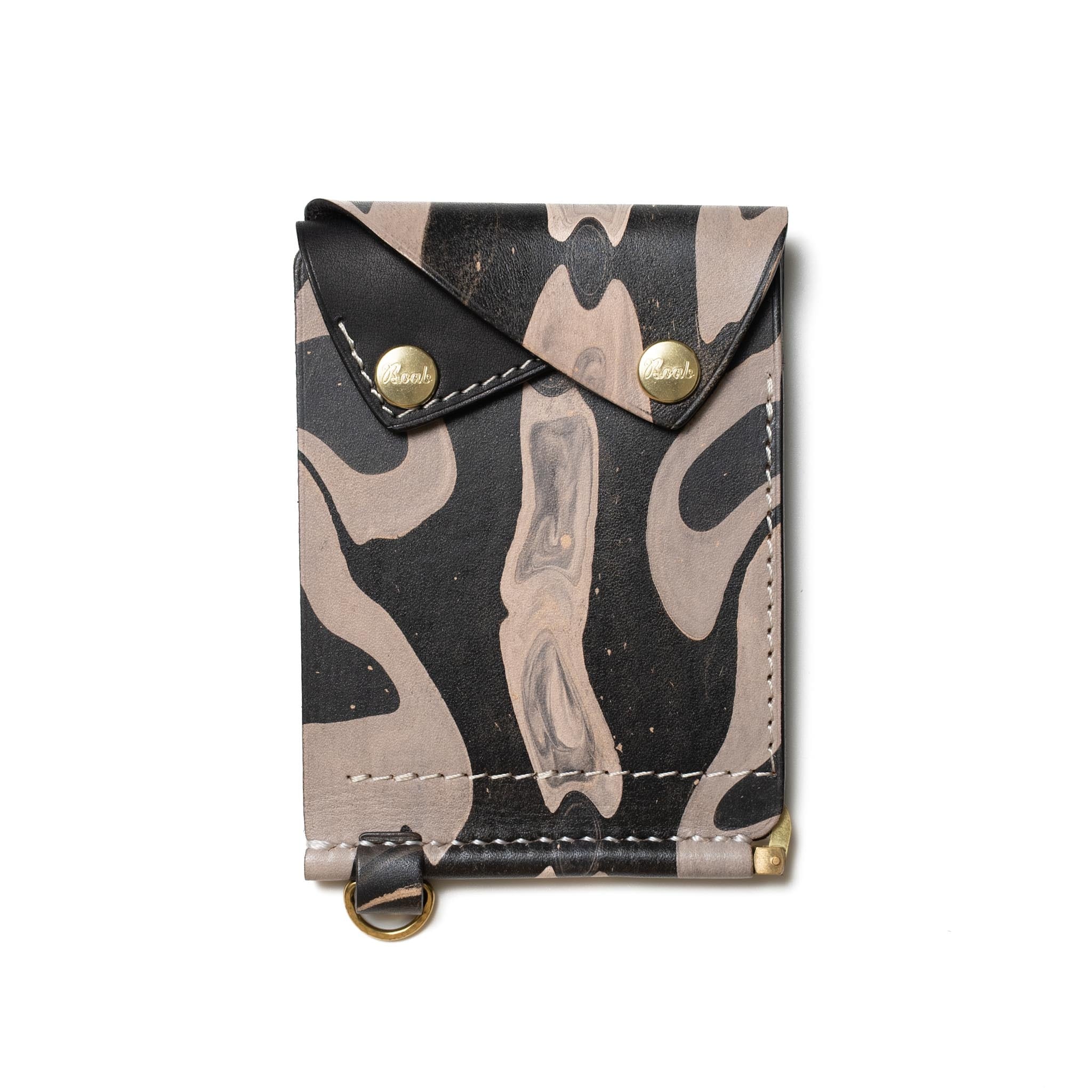 GRINDLODGE×Boab leather works 伊勢丹ブラック財布 GRINDLODGE×Boab