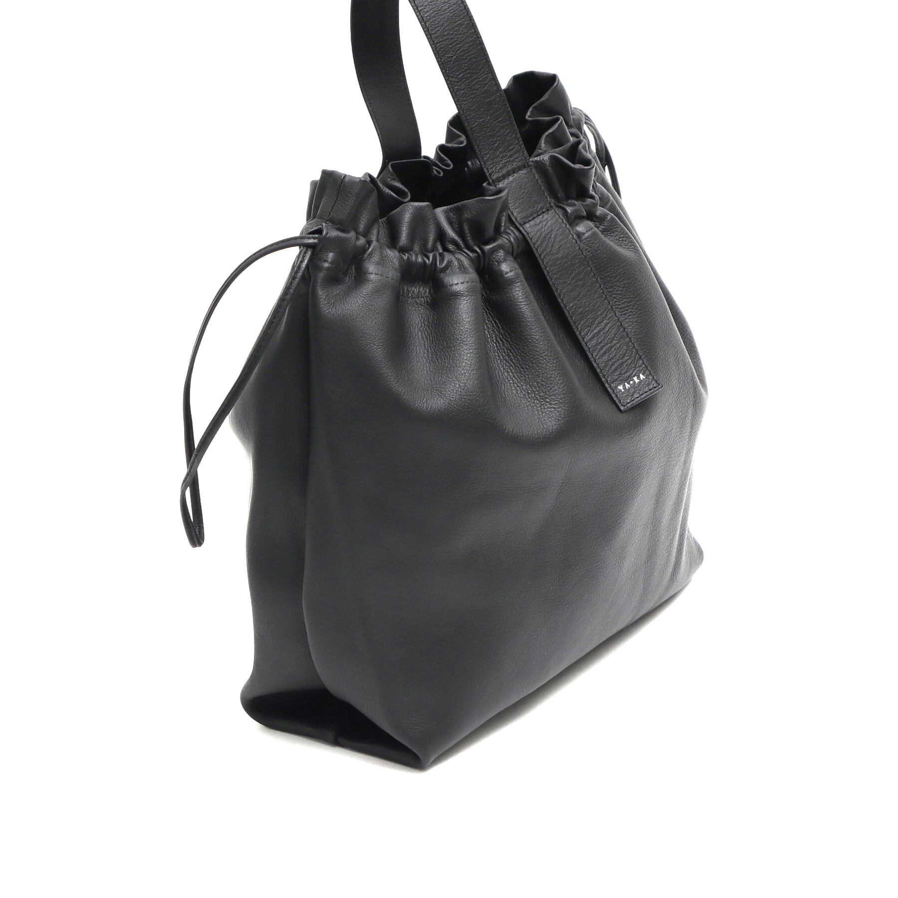real leather drawstring tote & hand bag [bdbd2] / Y2212FRB07