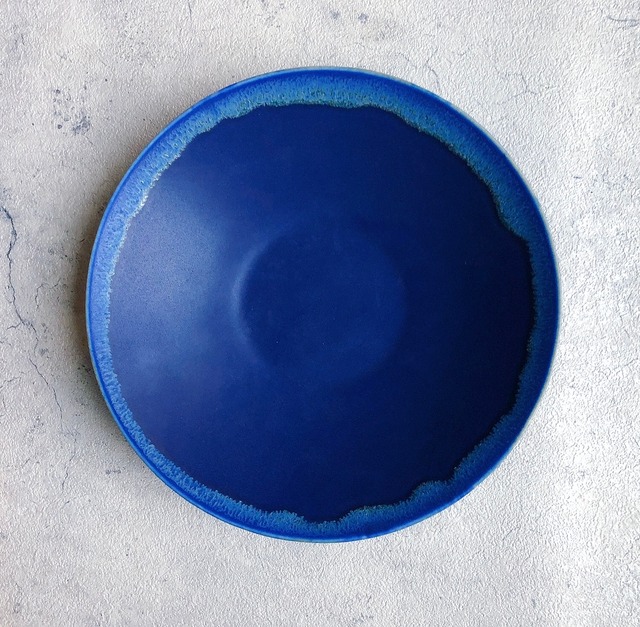 【宮木英至】bowl/indigo blue/M