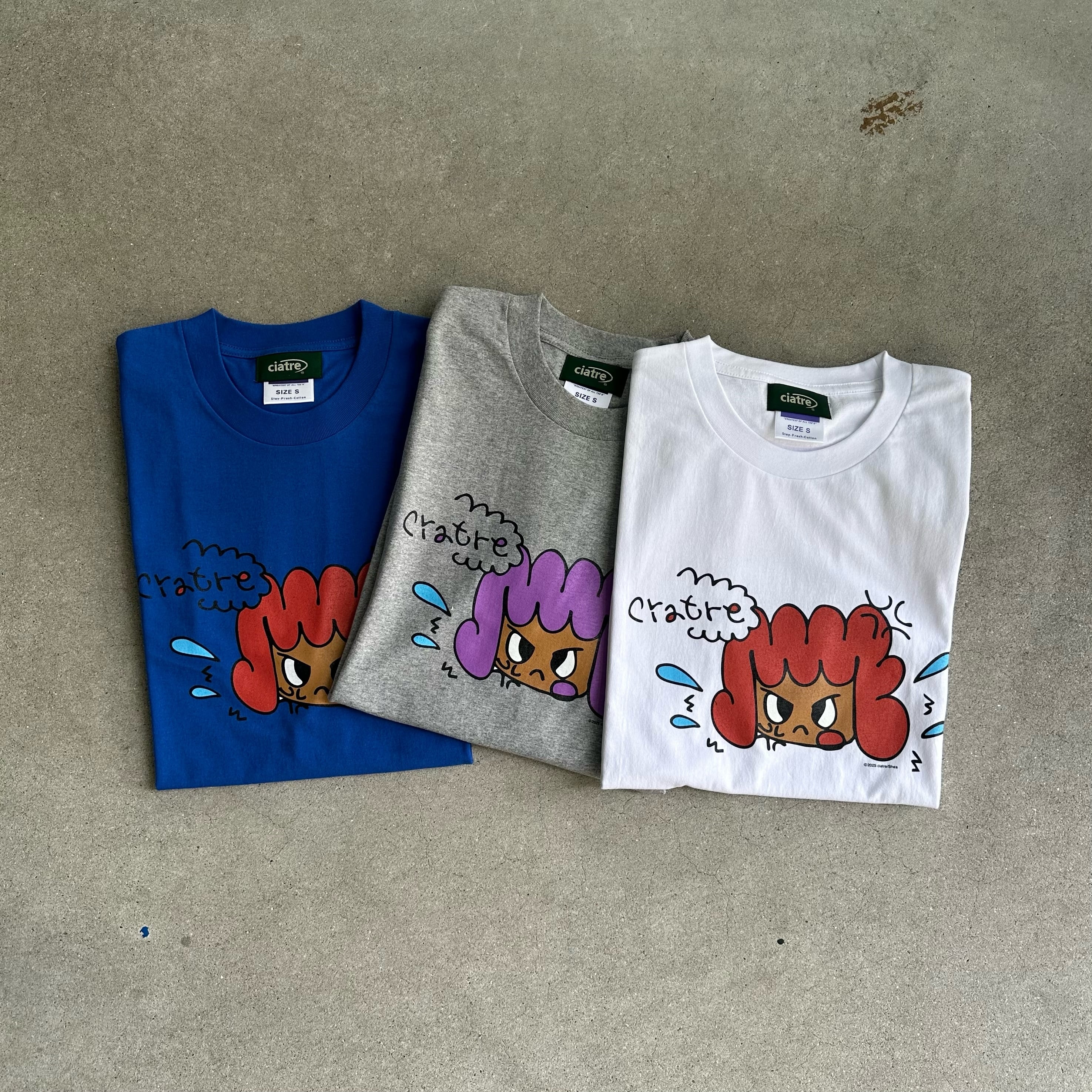 ciatre by SHEA angry shea tee S/S | 2025 ciatre ciatre by SHEA angry shea tee S/S | 2025 ciatre