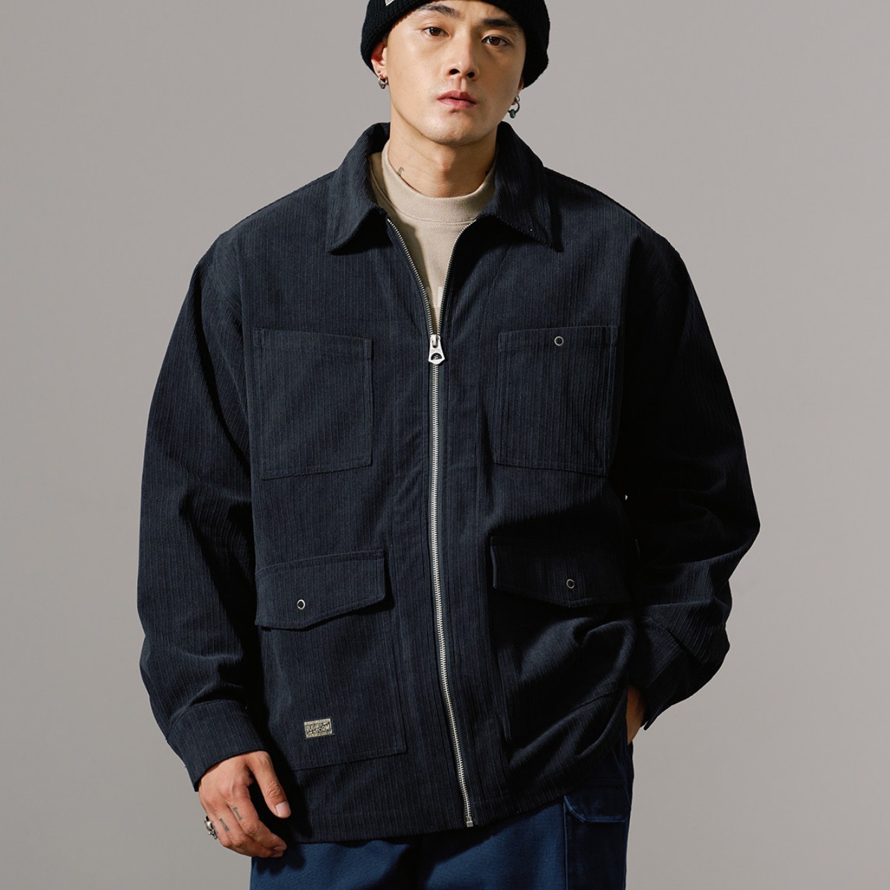 ヘリテージ・コーデュロイジップシャツジャケット K5634 - 9