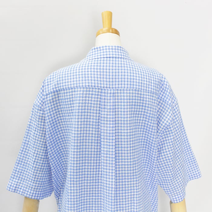 awasa アワサ awasa open collar s/s check shirt aws5-sh003 2026春夏