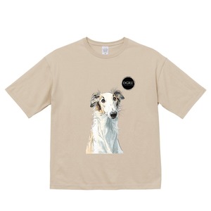 ボルゾイ　ビックシルエットTシャツ