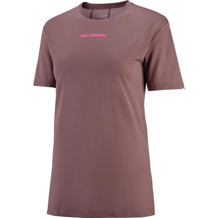 SALOMON(サロモン)SENSE AERO LIMITED COURTNEY EDITION -ROSE TAUPE レディースランニングTシャツ