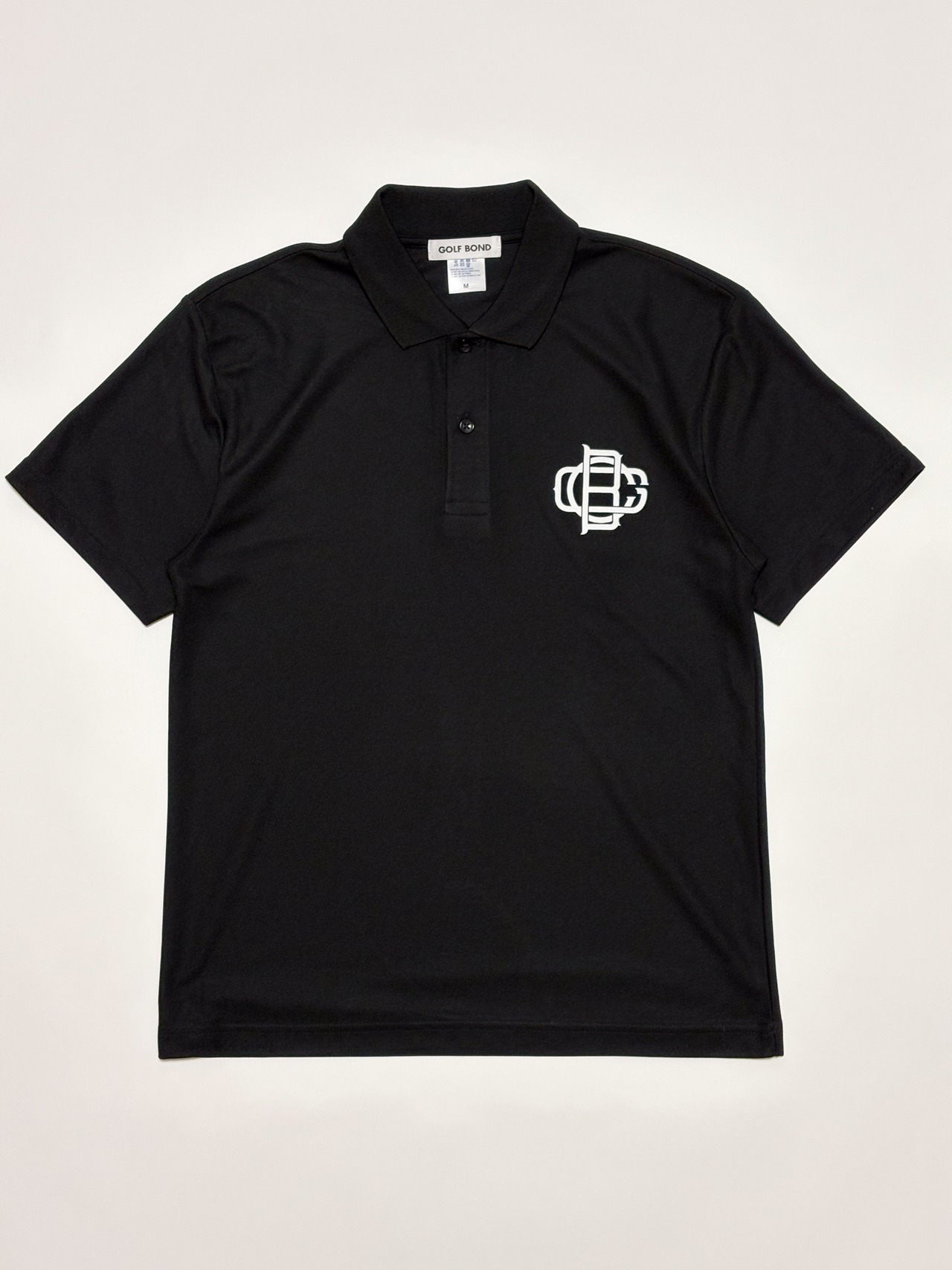 COLLEGE S/S POLO SH BLACK