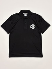 COLLEGE S/S POLO SH BLACK