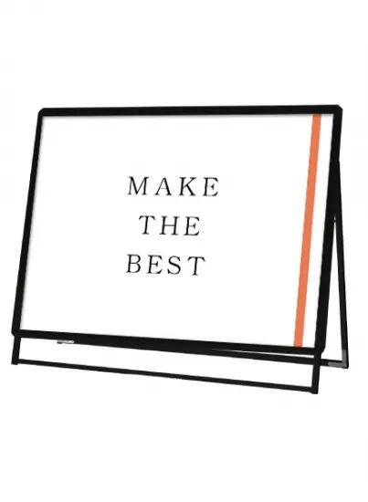 ポスターグリップスタンド看板 屋外用 A0横ロウ片面ブラック