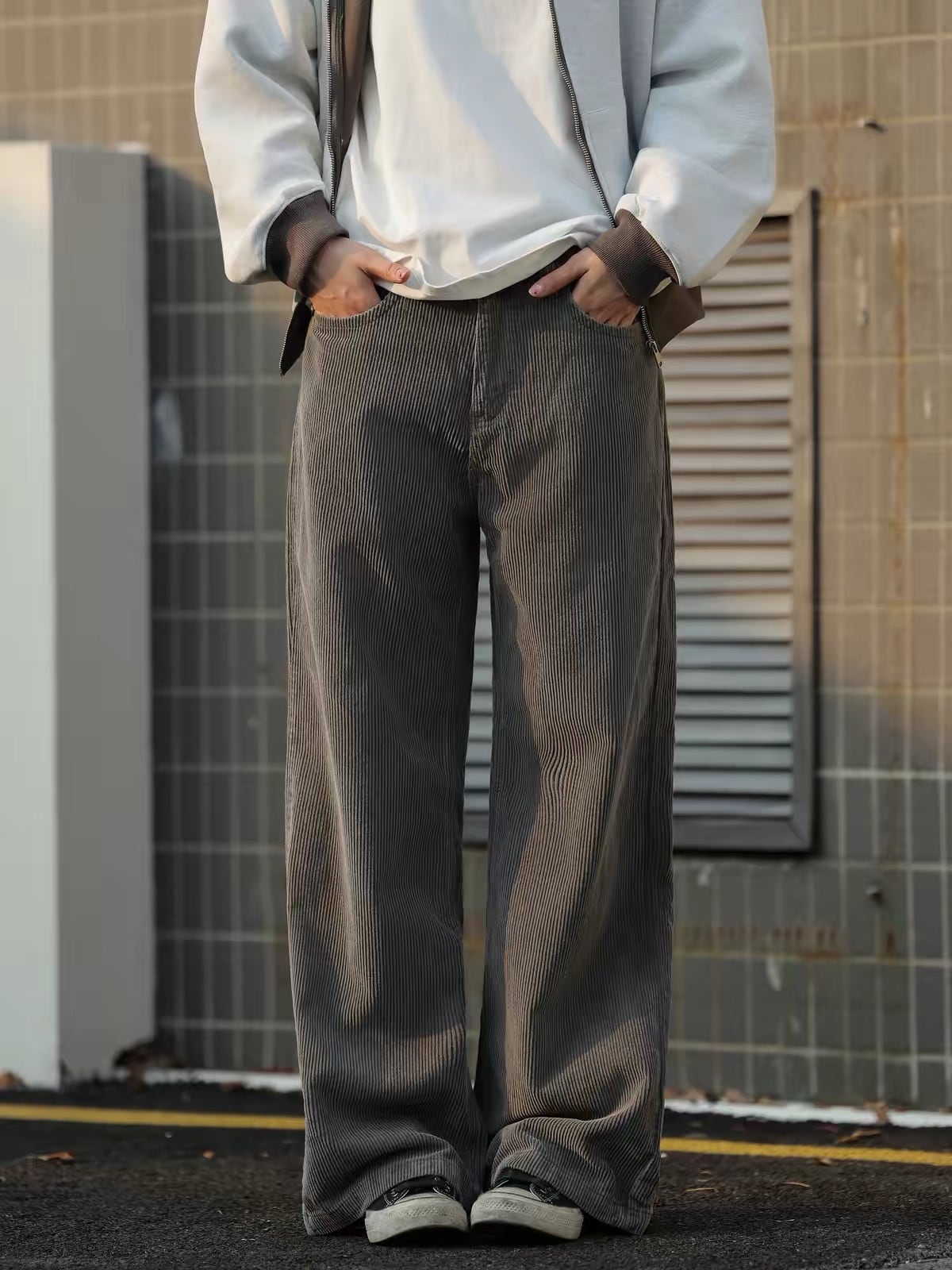 コーデュロイワイドストレートパンツ / CORDUROY WIDE STRAIGHT PANTS