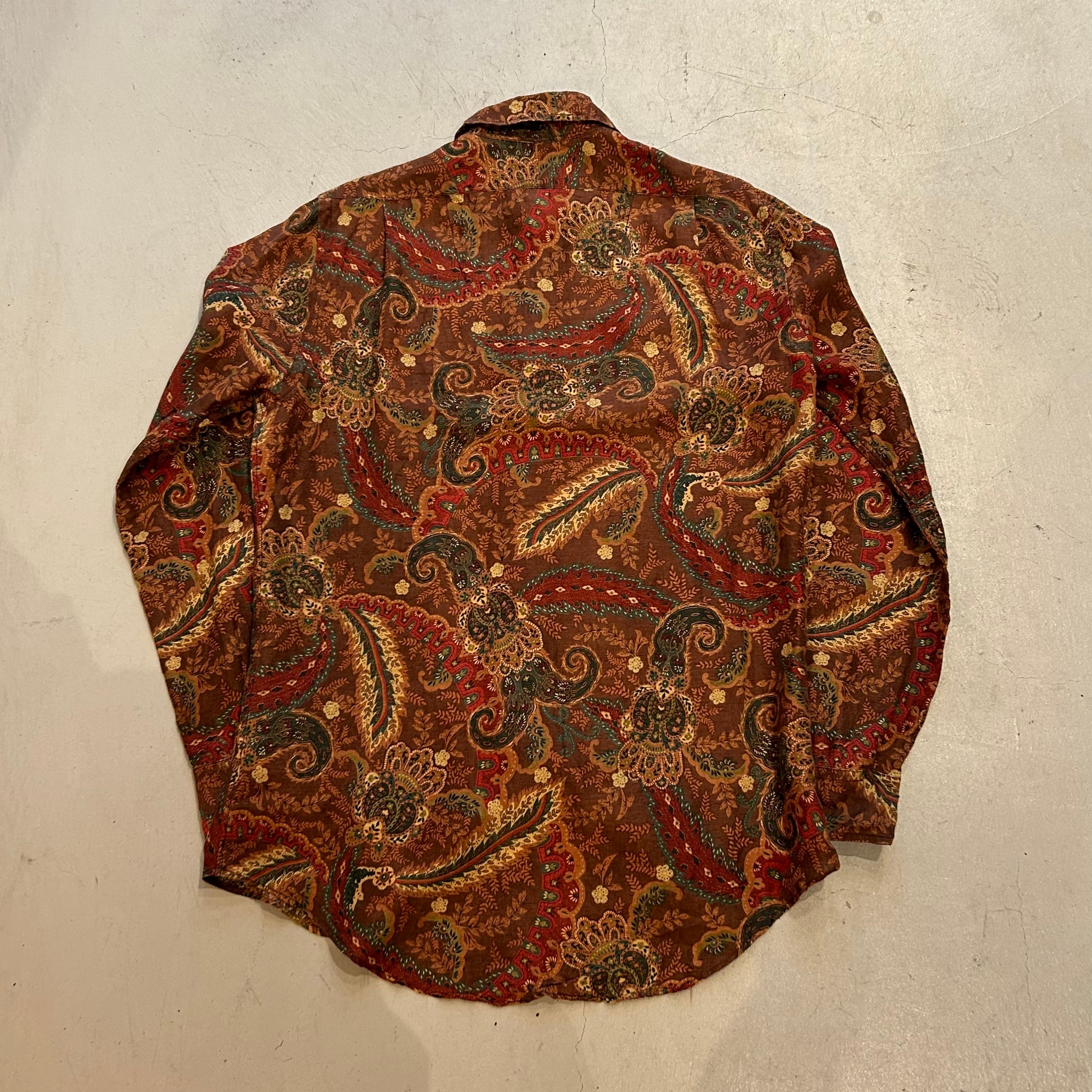 90s Ralph Lauren Polo Shirt PAISLEY M！ 90s POLO Ralph Lauren paisley button shirt【高円寺店】 | What'z up