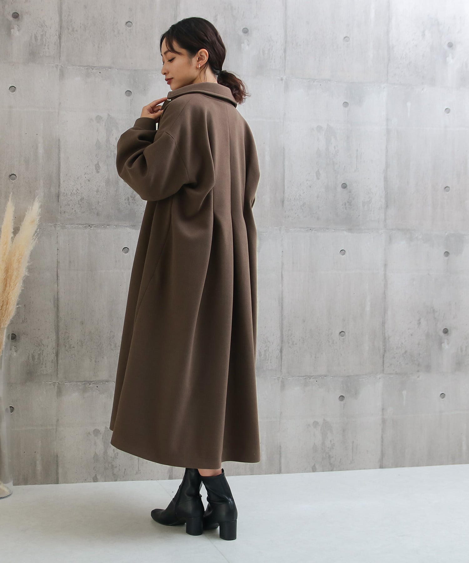 着用感少 美品☆D&G ドルチェ＆ガッバーナ☆ステンカラーロングコート