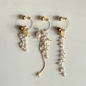 【受注制作】感動イヤーカフ / partypearl M(片耳)