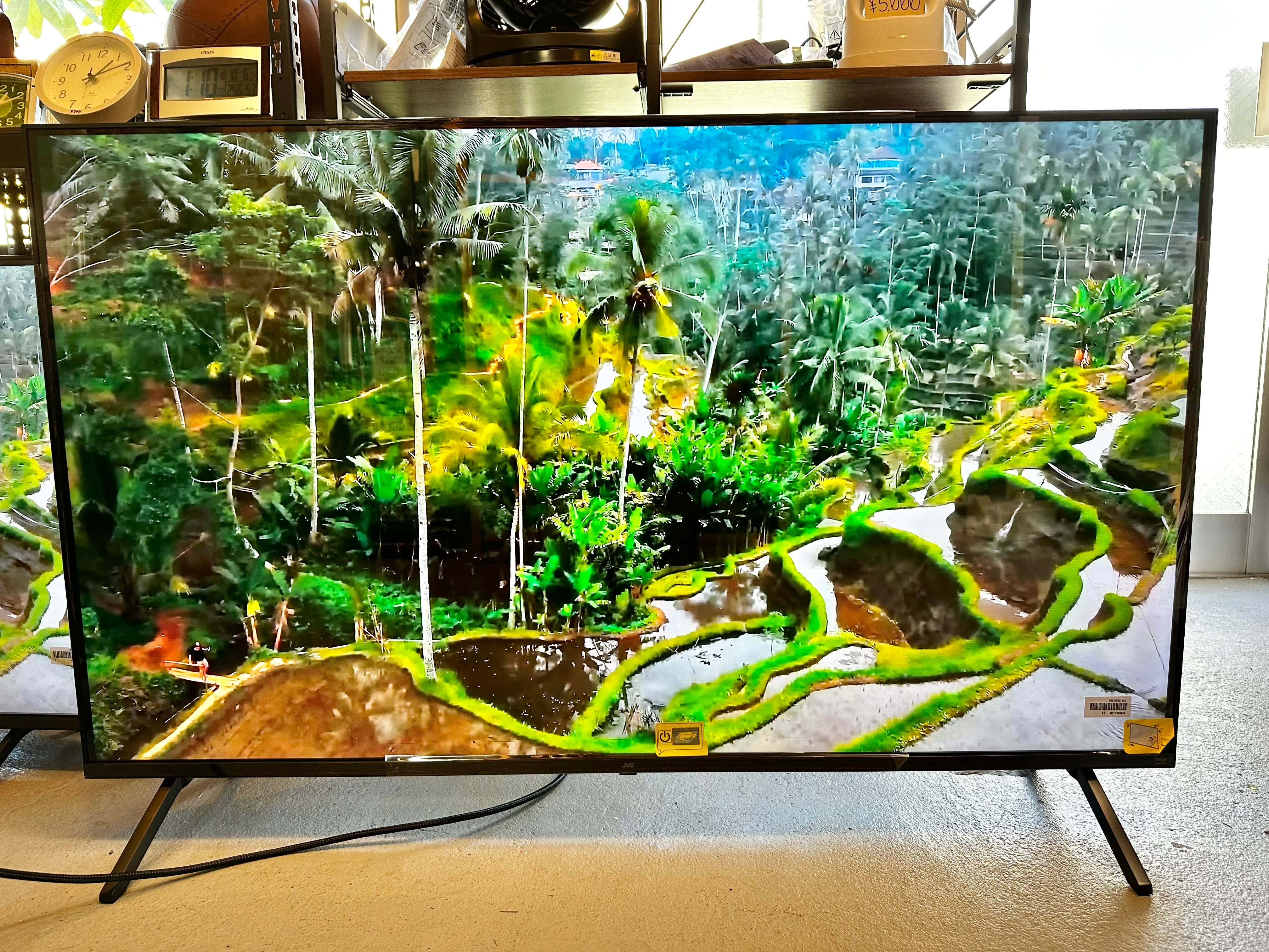 新品未使用品☆2025年製☆ 50型 JVC 4Kチューナー内臓スマートテレビ