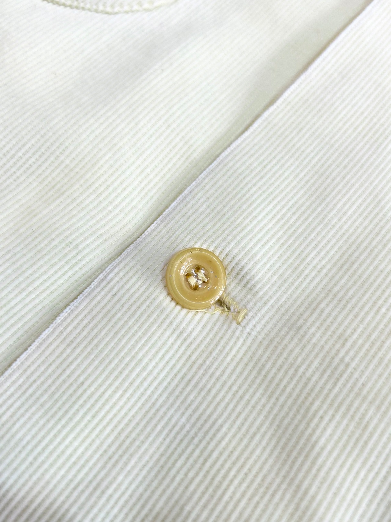 40〜50s CORDUROY OPEN COLLAR SHIRT Size M程