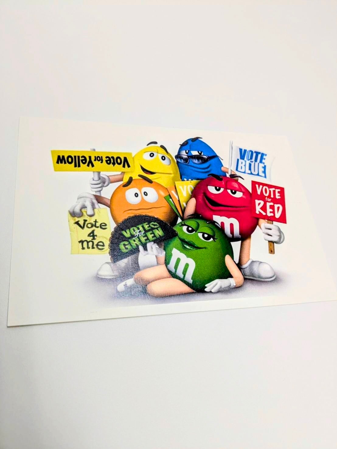 【 エムアンドエムズ（M&M'S）】 POST CARD ポストカード〚アメリカン雑貨 アメトイ〛