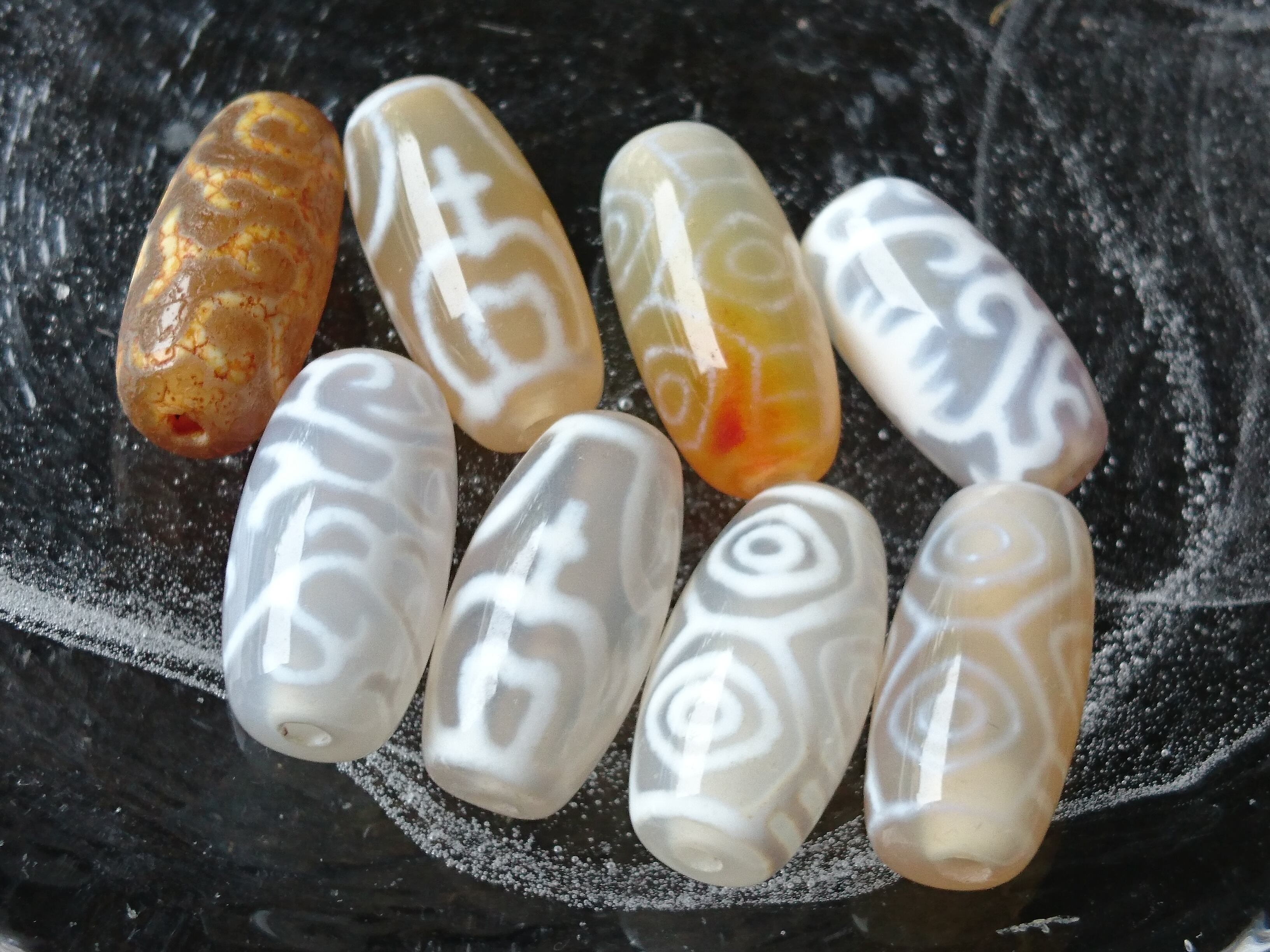 極上✨白玉髄✨龍眼天珠