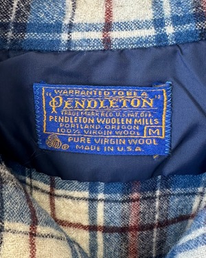 -Pendleton- Vintage 70s M Board Shirt made in USA
