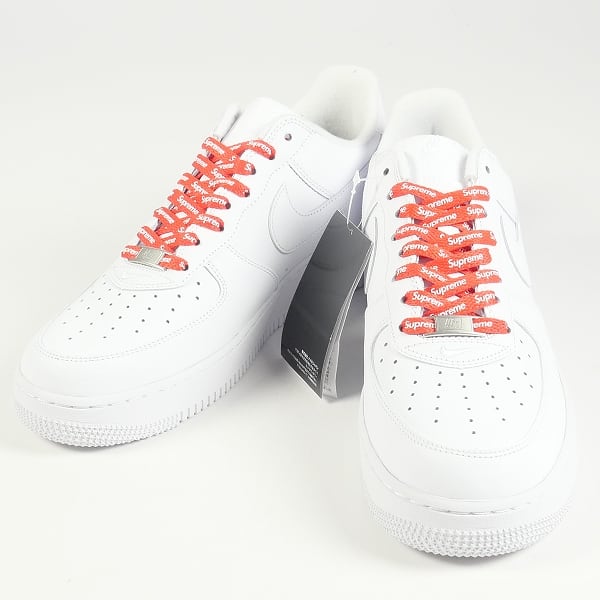 Nike Air Force 1 Supreme ホワイト 24.5cm 【公式通販】