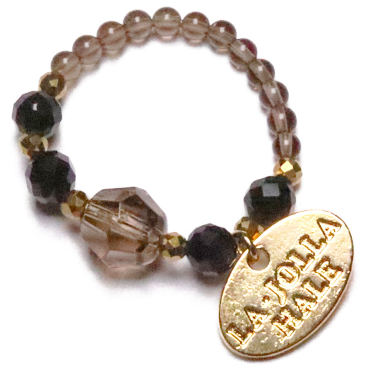 MA・YO・KE・】スモーキークォーツ×オニキス リング | LA・JOLLA HALE