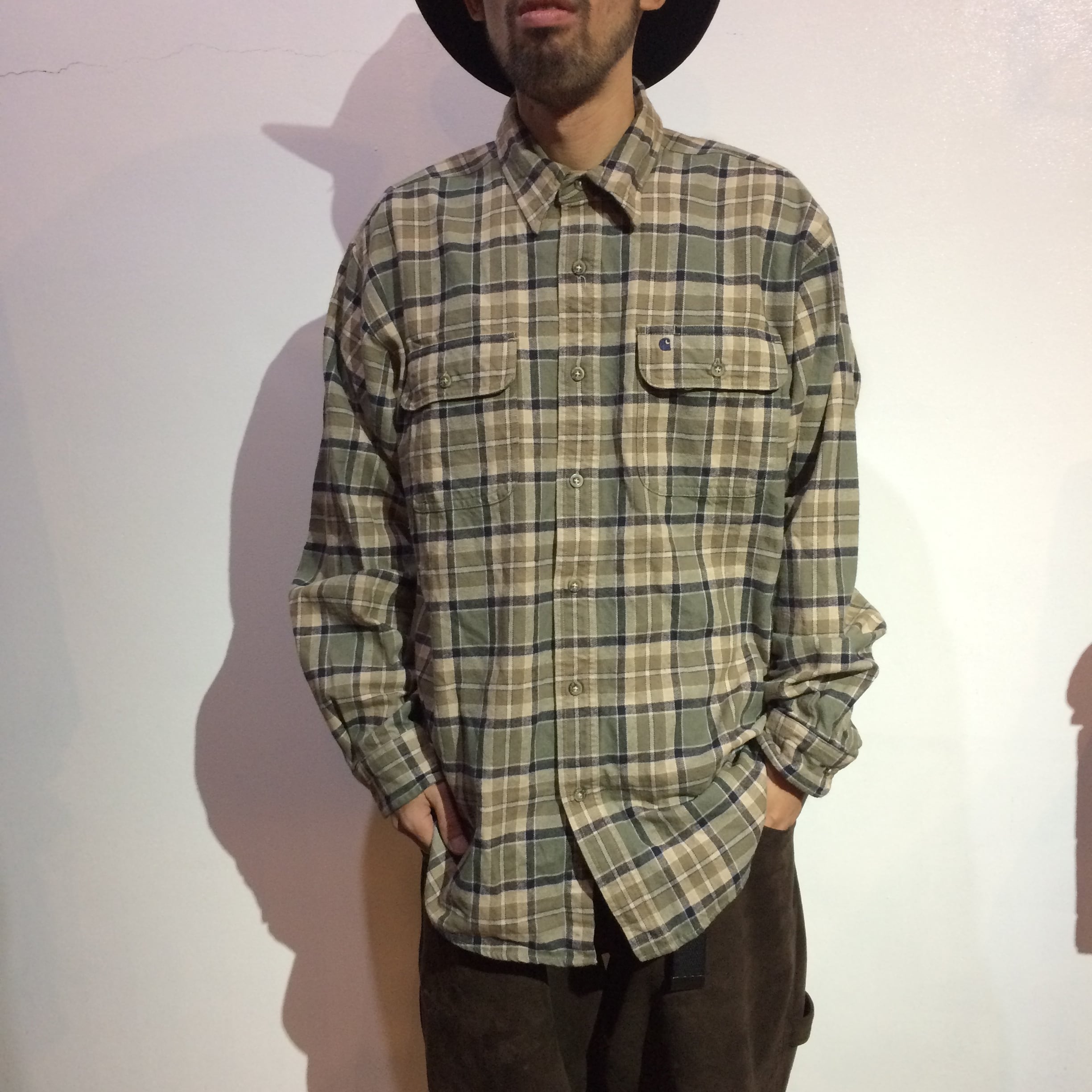 Carhartt ネルシャツ