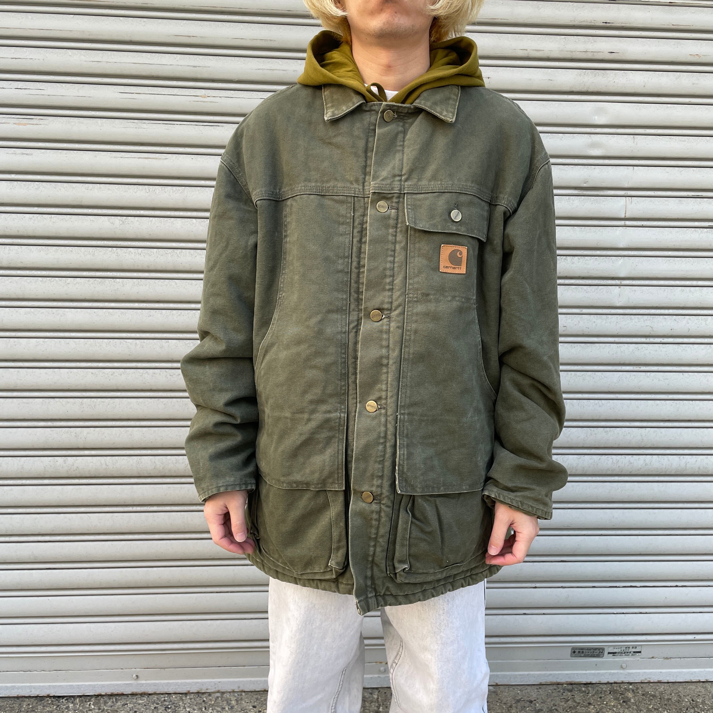 送料無料』Carhartt カーハート ダックジャケット USA製 XL CQ5566