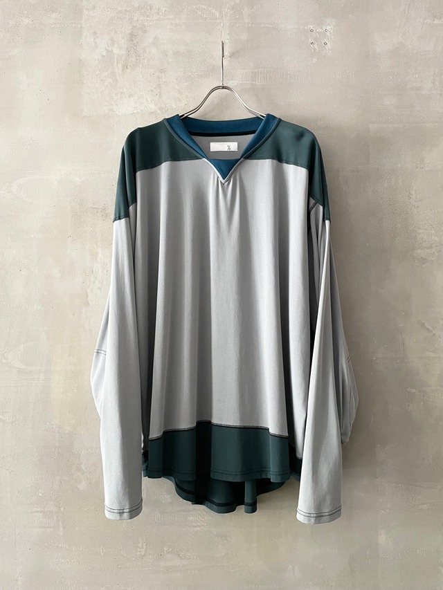 T/f Lv3 high twist fraise stitch hockey jersey - forest