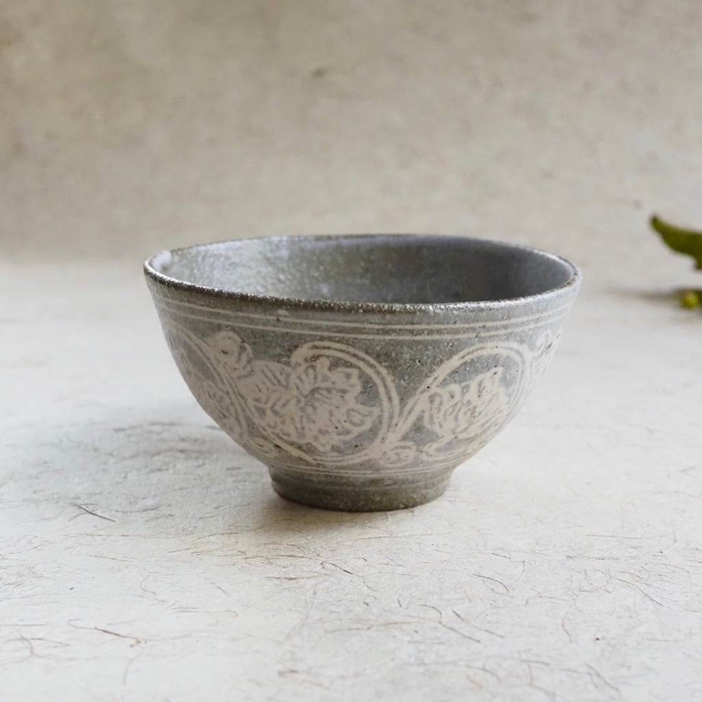 土本訓寛・久美子/象嵌 小服碗(茶碗)