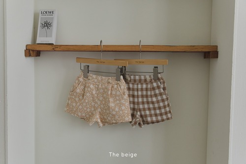 〘即納〙The beige / Jacquard Turk half pants