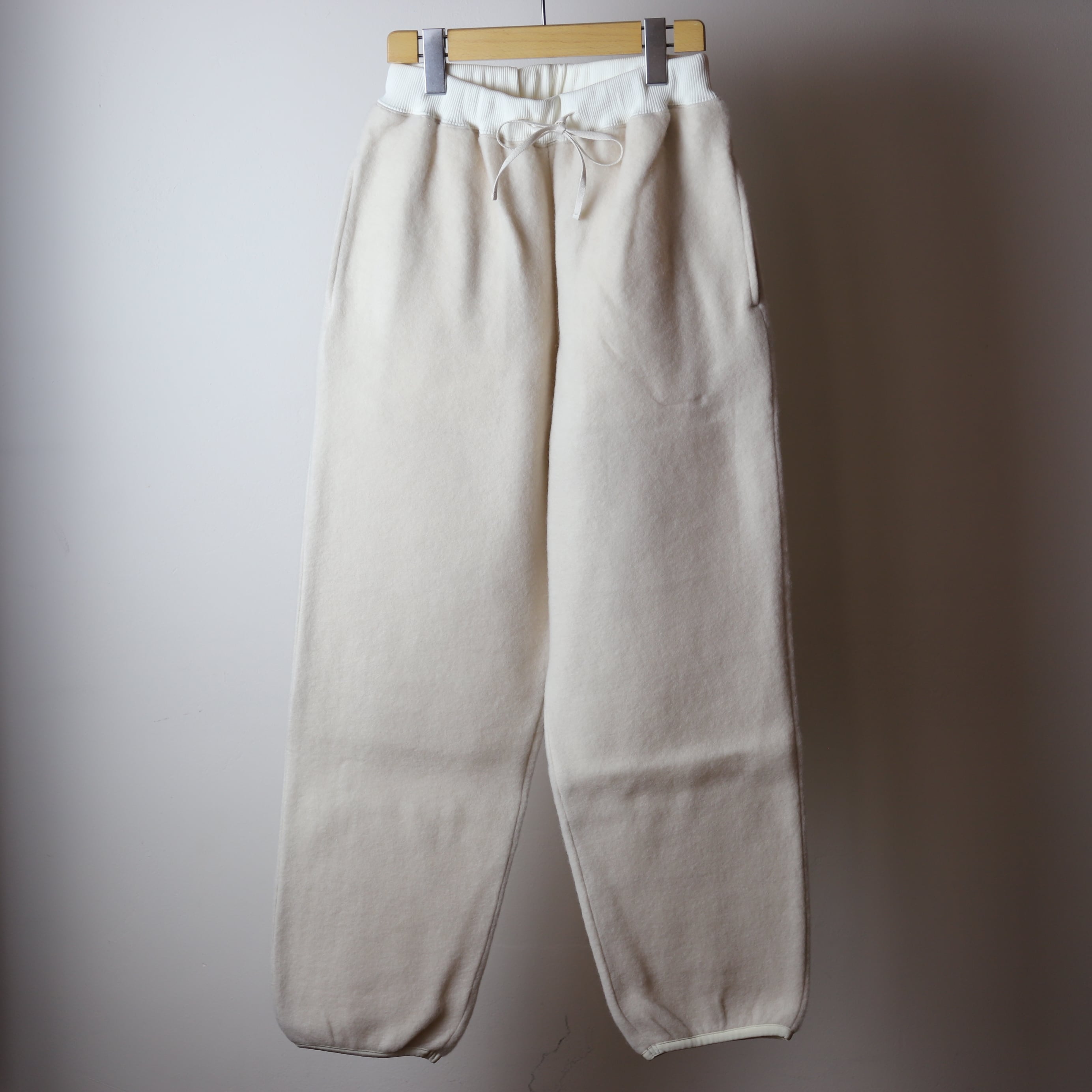 HAVERSACK / ウールリネングレンチェック クロップドワイドパンツ