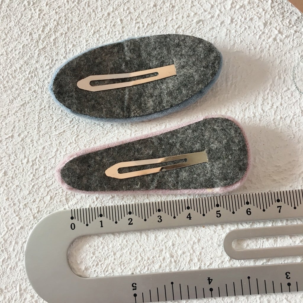 restock!【送料無料】刺繍ぱっちんピン ヘアクリップ ヘアアクセサリー
