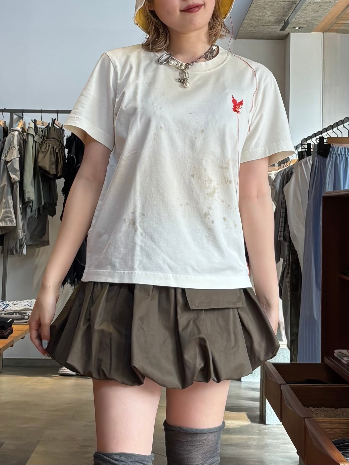 26SS】MASU エムエーエスユー / Tシャツ トップス 半袖 / WASTED RED