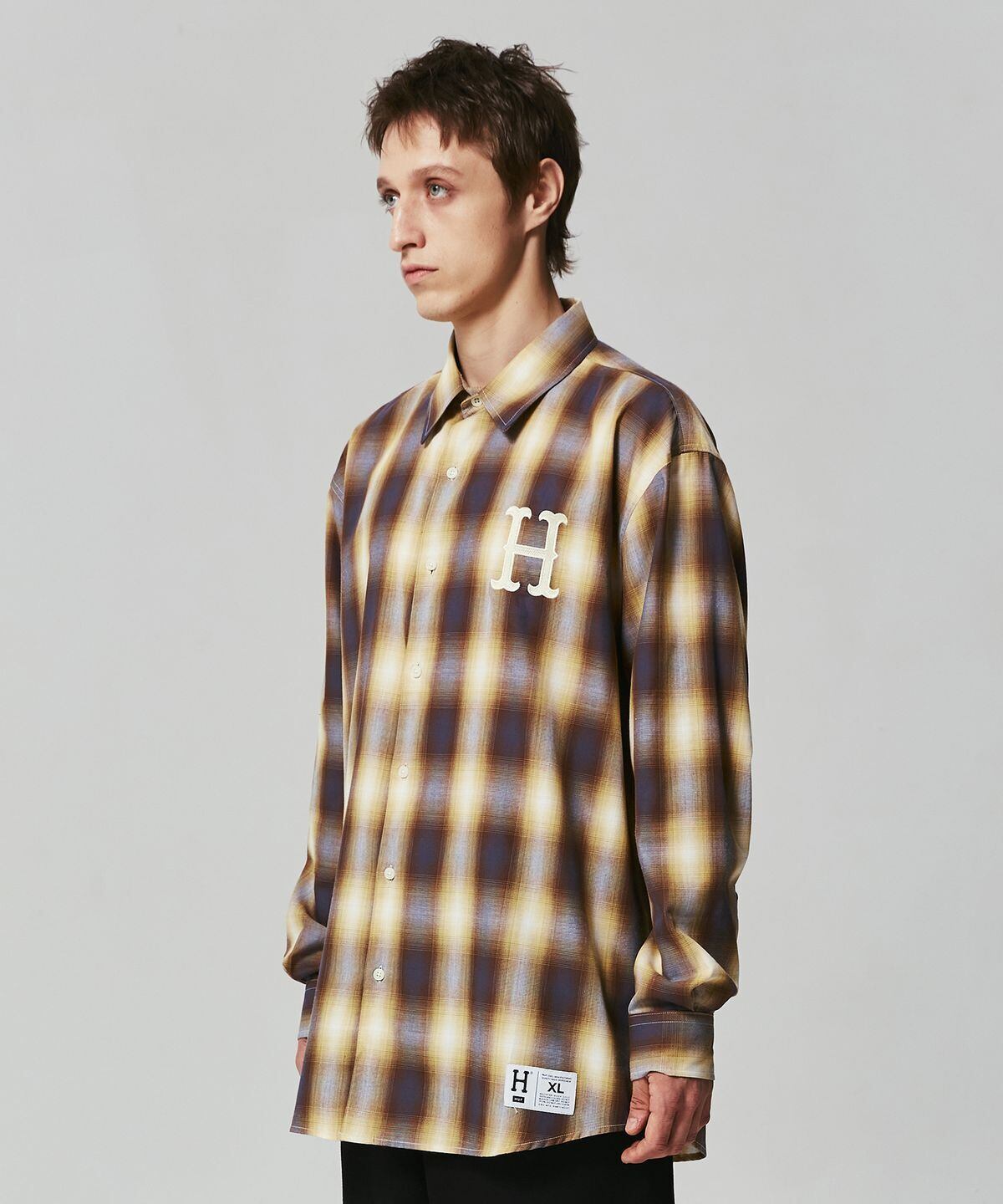 ☆SEVENTEEN エスクプス 着用！！【HUF】H LOGO OMBRE CHECK