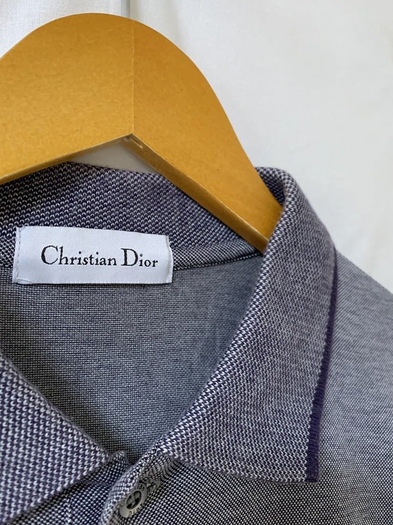 1980~90's Embroidery Design Short Sleeve Polo Shirt "Christian Dior"