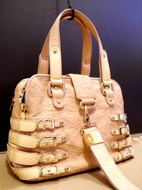 レア22万★JIMMY CHOO ジミーチュウ ラモナ クロコ型押 レザー ショルダー トート バッグ★